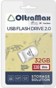 фото Накопитель USB 2.0 OltraMax OM-32GB-330-White