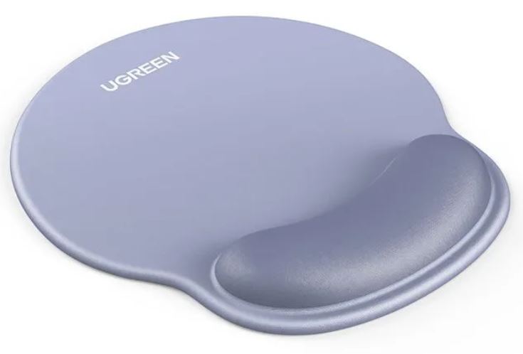 

Коврик для мыши UGREEN LP668 с поддержкой запястья, цвет: серый, LP668