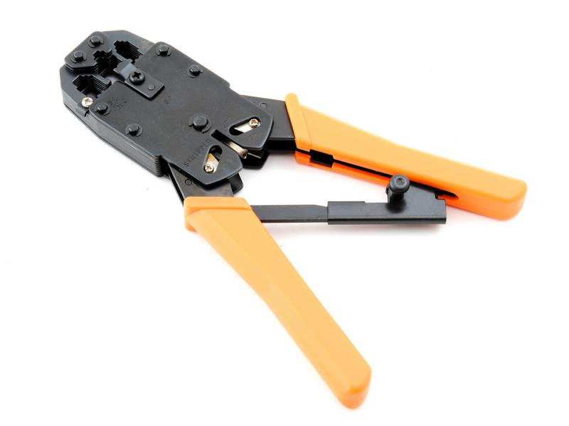 

Устройство обжимное NikoMax NMC-2008AR профессиональное RJ45/8P8C, RJ12/6P6C, RJ11/6P4C, 4P4C, 4P2C, NMC-2008AR