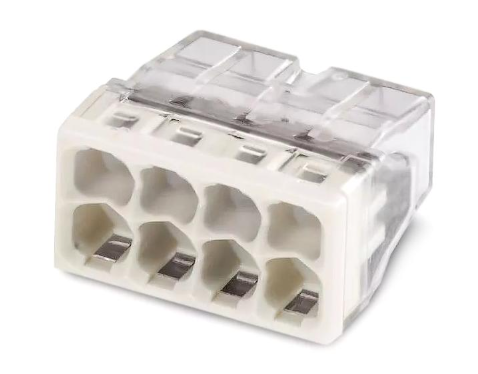 

Клемма TOKOV ELECTRIC TKE-EU2.5-418/C100 строительно-монтажная EU2.5 418 прозр. 8 отверстий, TKE-EU2.5-418/C100