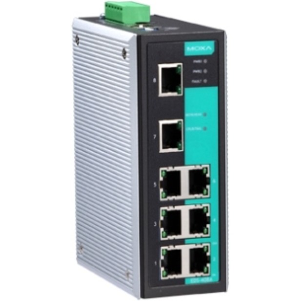 

Коммутатор управляемый MOXA EDS-408A 8x10/100BaseTX с базовыми функциями управления, EDS-408A