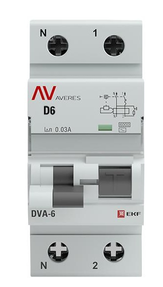 фото Автомат дифференциальный EKF rcbo6-1pn-6D-30-ac-av в Красноярске
