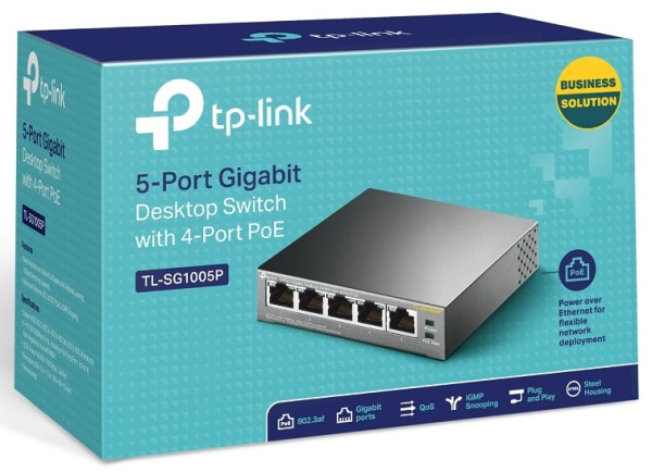 фото Коммутатор PoE TP-LINK TL-SG1005P в Омске
