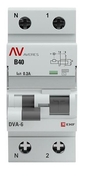 фото Автомат дифференциальный EKF rcbo6-1pn-40B-300-ac-av в Красноярске