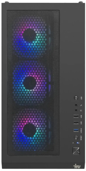 фото Системный блок iRu Game 710Z7GP Intel Core i7, 64 ГБ, 1 Тб, nVidia GeForce RTX 4060Ti,  ОС Не установлена