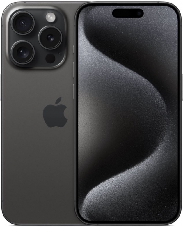 

Смартфон Apple iPhone 15 Pro Max 256GB (MU2N3ZA/A) Black Titanium (A3108), with 2 Sim trays no eSim, iPhone 15 Pro Max 256GB