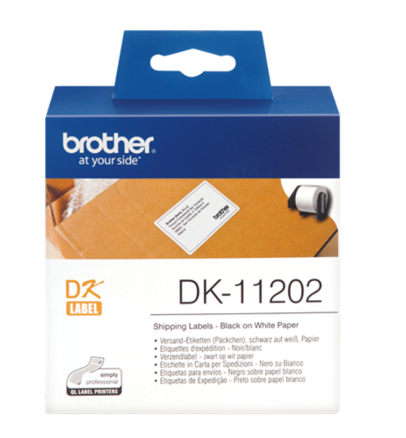 

Наклейка Brother DK11202 Транспортировочные наклейки Brother (300 шт - 62 х 100 мм), DK11202