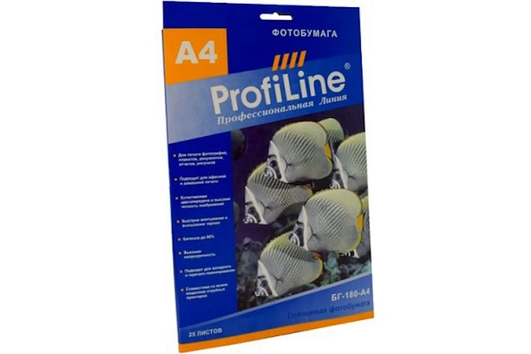 

Фотобумага ProfiLine PL_MP_180_A4_25 матовая, 180 г/м2, А4, 25 л, 2880 dpi, PL_MP_180_A4_25
