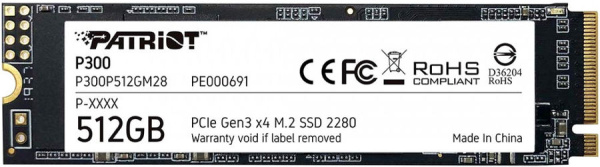 фото Накопитель SSD M.2 2280 Patriot Memory P300P512GM28 в Уфе 512 ГБ