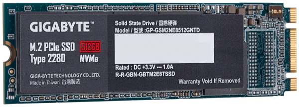 фото Накопитель SSD M.2 2280 GIGABYTE GP-GSM2NE8512GNTD