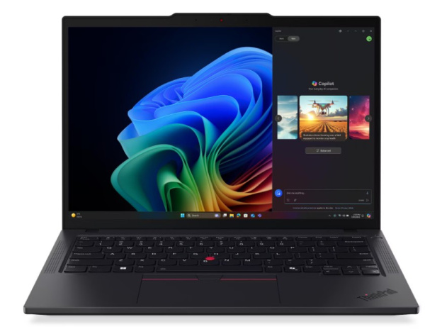 фото Ноутбук Lenovo ThinkPad T14 Gen 6 14" (Intel Core Ultra 5, 16Гб DDR5, SSD 512 Гб, Arc graphics, Без ОС) Черный [21QDS3SL00]