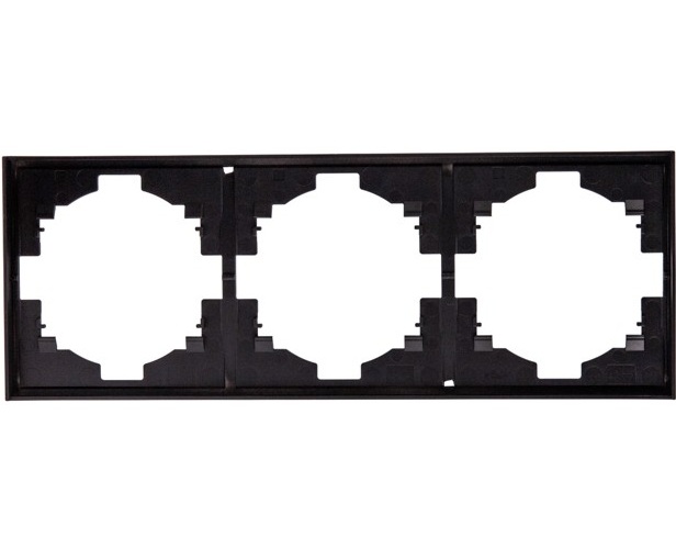 

Рамка тройная KRANZ KR-78-0753-5 MIELE STRONG антрацит, KR-78-0753-5