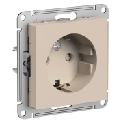 фото Розетка с заземлением Systeme Electric ATN001245