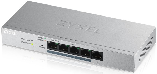 фото Коммутатор управляемый ZYXEL GS1200-5HPV2-EU0101F в Самаре