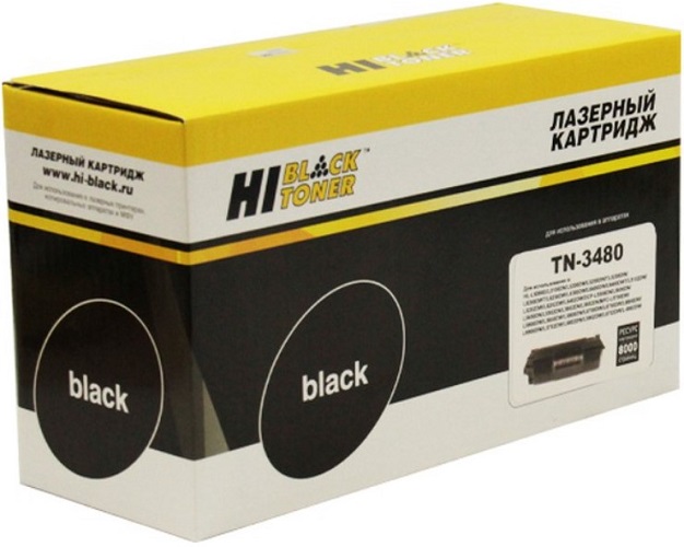 

Тонер-картридж Hi-Black 9840228 (HB-TN-3480) для Brother HL-L5000D/5100DN/5200DW, 8K, 9840228