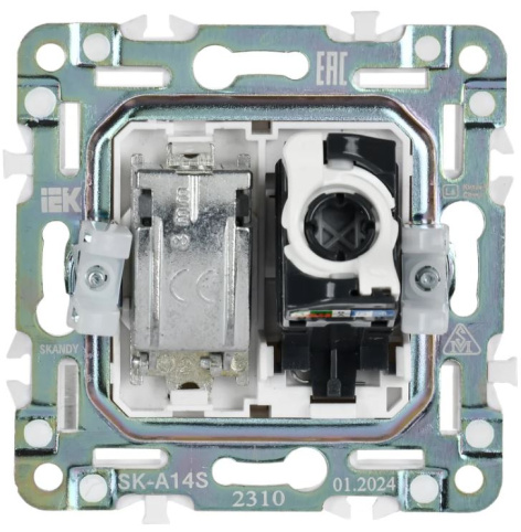 фото Розетка комбинированная IEK SK-AK20-2-K03 в Казани