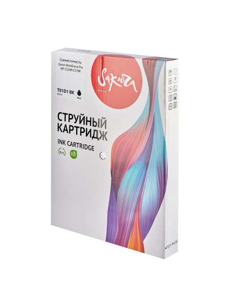 фото Контейнер с чернилами Sakura C13T01D100 (T01D1 BK) в Волгограде