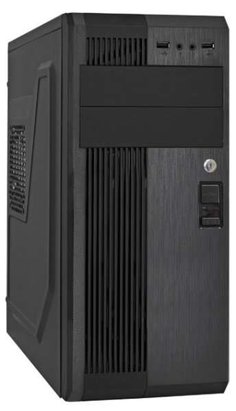 Изображение товара Корпус для ПК Exegate UN-605B-UNS400 Mid Tower черный с вентиляторами