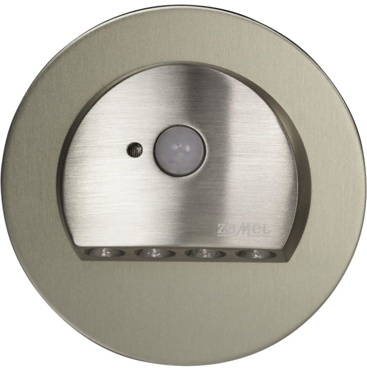 

Светильник Zamel 09-222-21 RUBI Сталь/Хол.бел. в монт.коробку, 230V AC с датчиком движения, 09-222-21