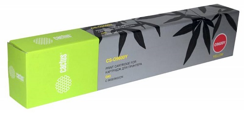 

Тонер-картридж Cactus CS-O9600Y 42918913 желтый для Oki C 9600/9600DN (15000стр.), CS-O9600Y