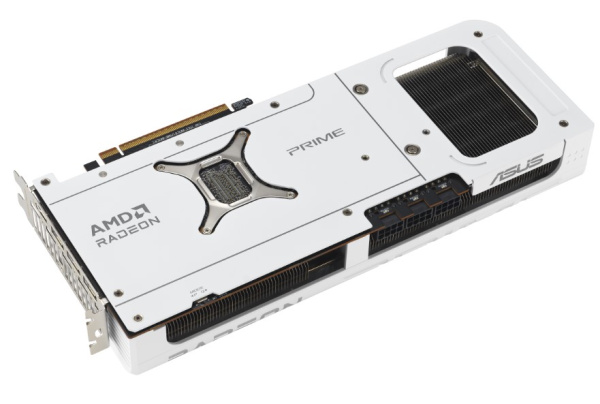 фото Видеокарта ASUS Radeon RX 9070 XT PRIME OC WHITE (PRIME-RX9070XT-O16G-WHITE) в Омске