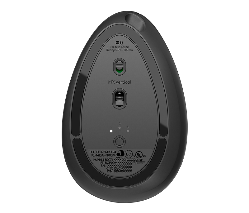 

Мышь Wireless Logitech MX Vertical 910-005448 черная, 4000dpi, USB2.0, 4but, MX Vertical