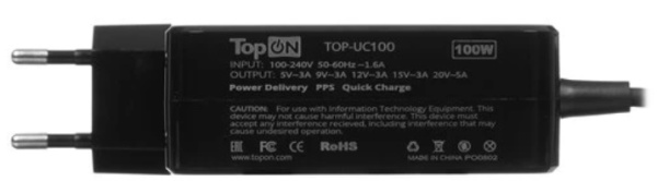 фото Блок питания для ноутбука универсальный TopOn TOP-UC100 в Красноярске