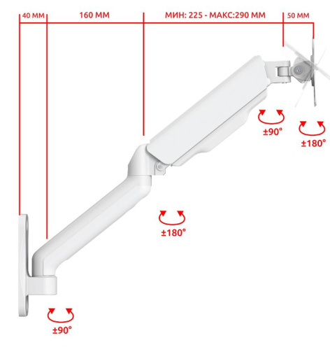 фото Кронштейн для телевизора UNITEKI FMG150W