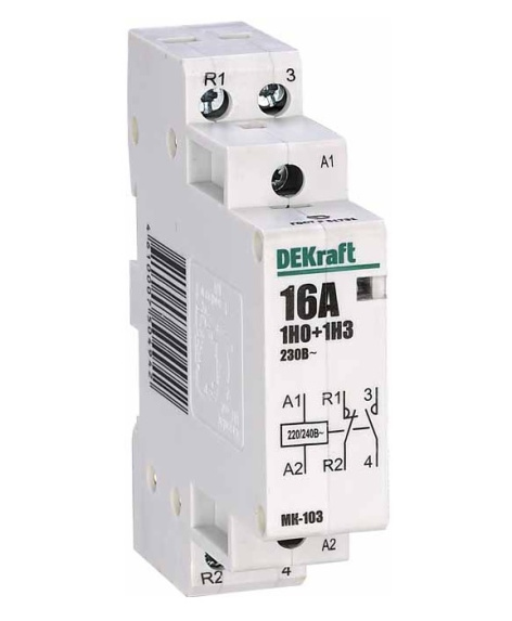 Изображение товара Контактор DEKraft 18058DEK для автоматизации до 400 В 20 А