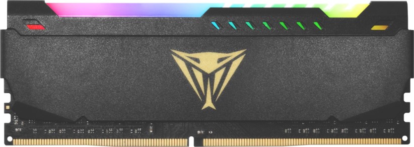 

Модуль памяти DDR4 8GB Patriot Memory PVSR48G320C8 Viper Steel RGB PC4-25600 3200MHz CL18 радиатор 1.35V retail, PVSR48G320C8