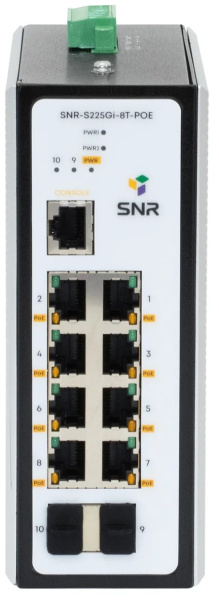фото Коммутатор управляемый SNR SNR-S225Gi-8T-POE в Нижнем Новгороде