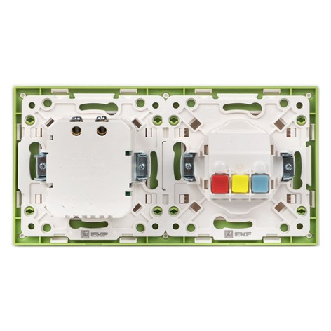фото Рамка двойная  EKF EXM-G-303-20 в Казани