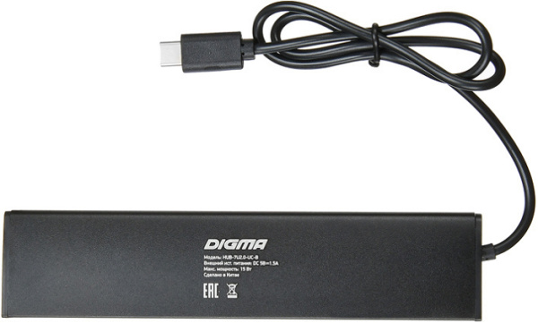 фото Разветвитель USB 3.1 Digma HUB-7U2.0-UC-B в Волгограде