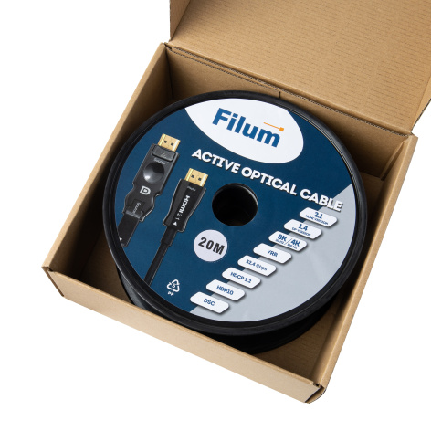 фото Активный оптический кабель Filum FL-AOC-DP1.4-HDMI2.1-20M в Смоленске