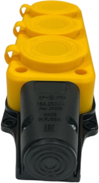 фото Удлинитель силовой iTOK i-CONNECT-COLOR-SUR-PVS-315-3-54-40-YELLOW в Екатеринбурге