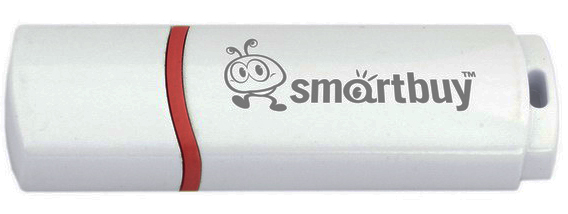 

Накопитель USB 2.0 8GB SmartBuy SB8GBCRW-W Crown белый, SB8GBCRW-W