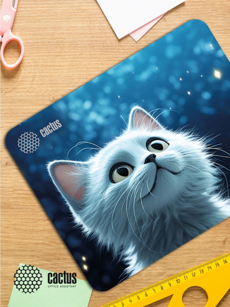 фото Коврик для мыши Cactus White Cat в Уфе