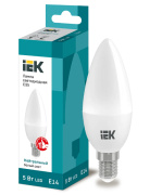 фото Лампа IEK LLE-C35-5-230-40-E14