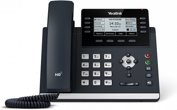

Телефон SIP Yealink SIP-T43U 12 аккаунтов, BLF, PoE, GigE, без БП, SIP-T43U
