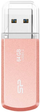 

Накопитель USB 3.2 64GB Silicon Power SP064GBUF3202V1P Helios 202, розовое золото, SP064GBUF3202V1P
