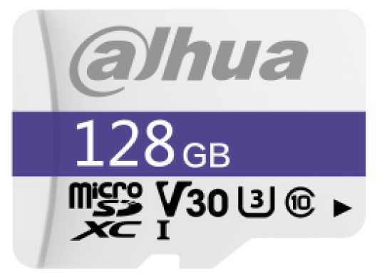 

Карта памяти MicroSDXC 128GB Dahua DHI-TF-C100/128GB C10/U3/V30 UHS-I FAT32 95MB/s/65MB/s, DHI-TF-C100/128GB