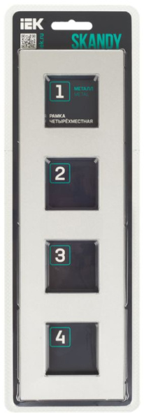 фото Рамка четверная  IEK SK-M42-M-K23 в Ростове-на-Дону