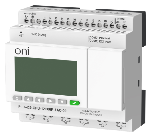 фото Модуль  ONI PLC-430-CPU-12D06R-1AC-00 в Санкт-Петербургe