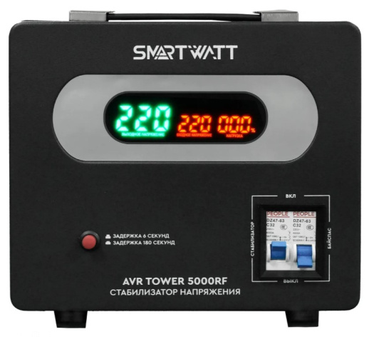 фото Стабилизатор напряжения  SmartWatt AVR TOWER 5000RF в Уфе