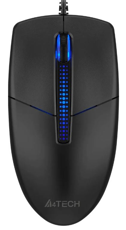 

Мышь A4Tech N-530S black оптическая, silent, USB, 3but, 1200dpi, N-530S black