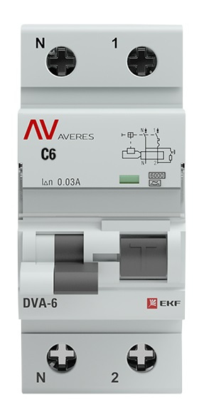 фото Автомат дифференциальный EKF rcbo6-1pn-6C-30-a-av в Омске