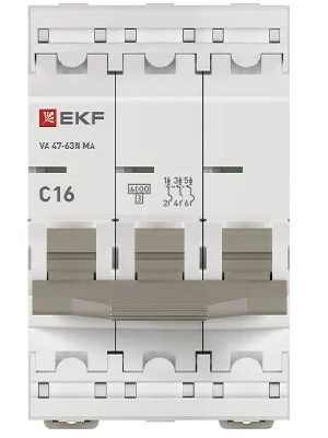 фото Автоматический выключатель  EKF M63MA6316C в Красноярске