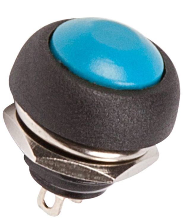 

Выключатель Rexant 36-3051 кнопка 250V 1А (2с) OFF-(ON) Б/Фикс синяя Micro (PBS-33В), 36-3051