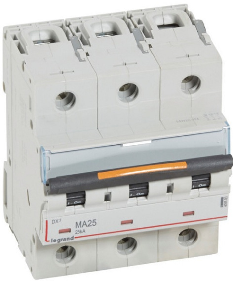 Изображение товара Автоматический выключатель Legrand 409883, 3 полюса, ток 25 А