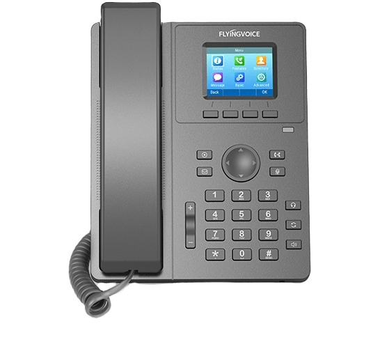 

Телефон VoiceIP Flying Voice P11G IP телефон, 2xEthernet 10/100/1000, LCD 320x240, 2 аккаунта SIP, G722, Opus, Ipv-6, порт для гарнитуры, книга на 200, P11G